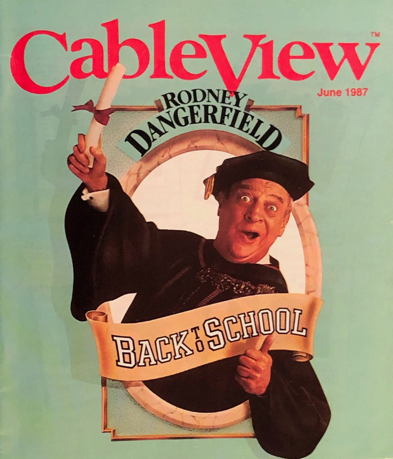 CABLEVIEW magazine cover  June 1987