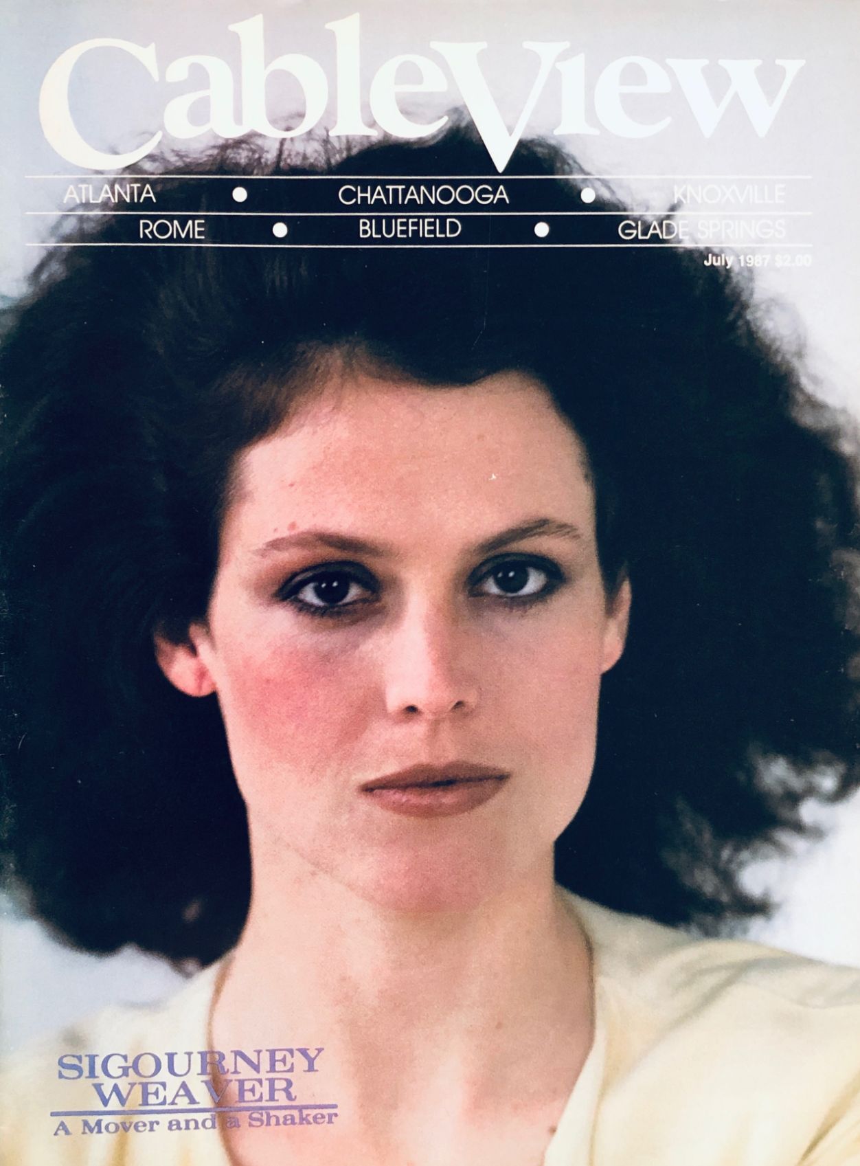 CABLEVIEW magazine cover  July 1987