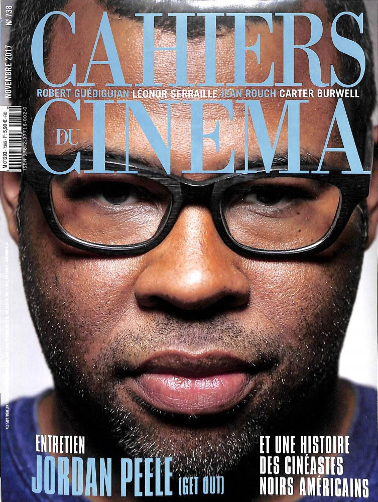 CAHIERS DU CINEMA magazine cover Issue 738  November 2017