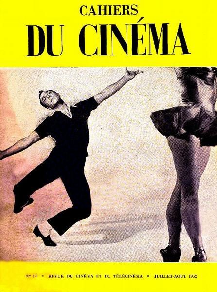 CAHIERS DU CINEMA magazine cover Issue 14 July/August 1952