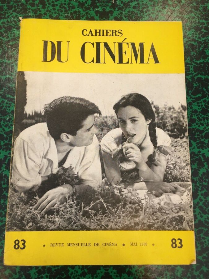 CAHIERS DU CINEMA magazine cover Issue 83 May 1958