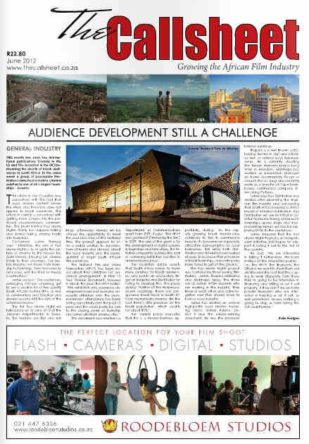 CALLSHEET magazine cover June 2012