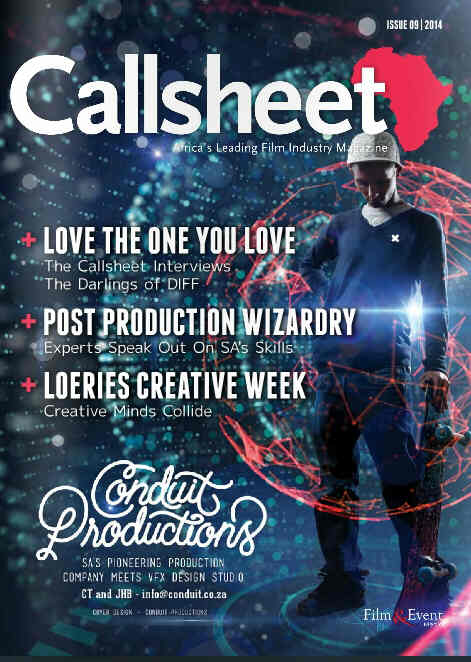 CALLSHEET magazine cover Issue 9  2014