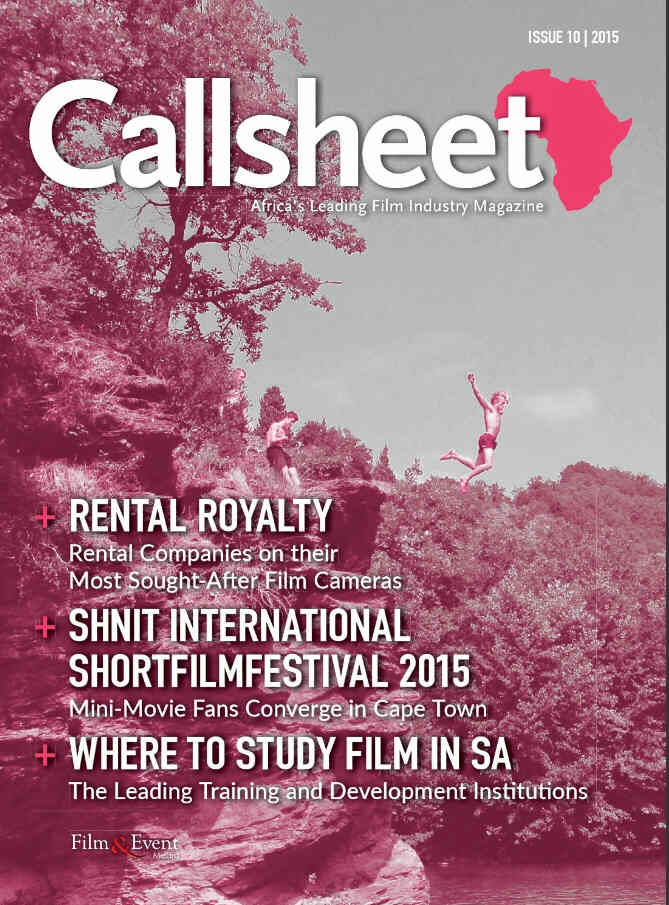 CALLSHEET magazine cover Issue 10  2015