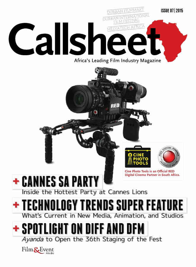 CALLSHEET magazine cover Issue 7  2015