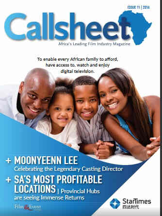 CALLSHEET magazine cover Issue 11  2016