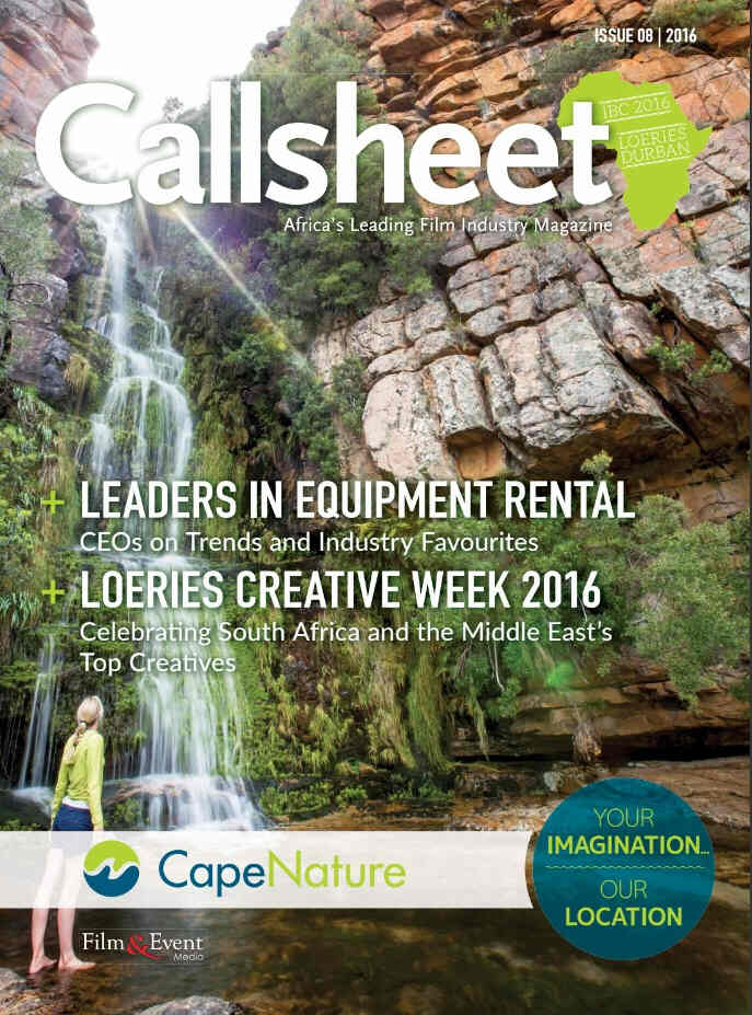 CALLSHEET magazine cover Issue 8  2016