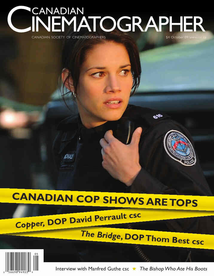 CANADIAN CINEMATOGRAPHER magazine cover October 2009