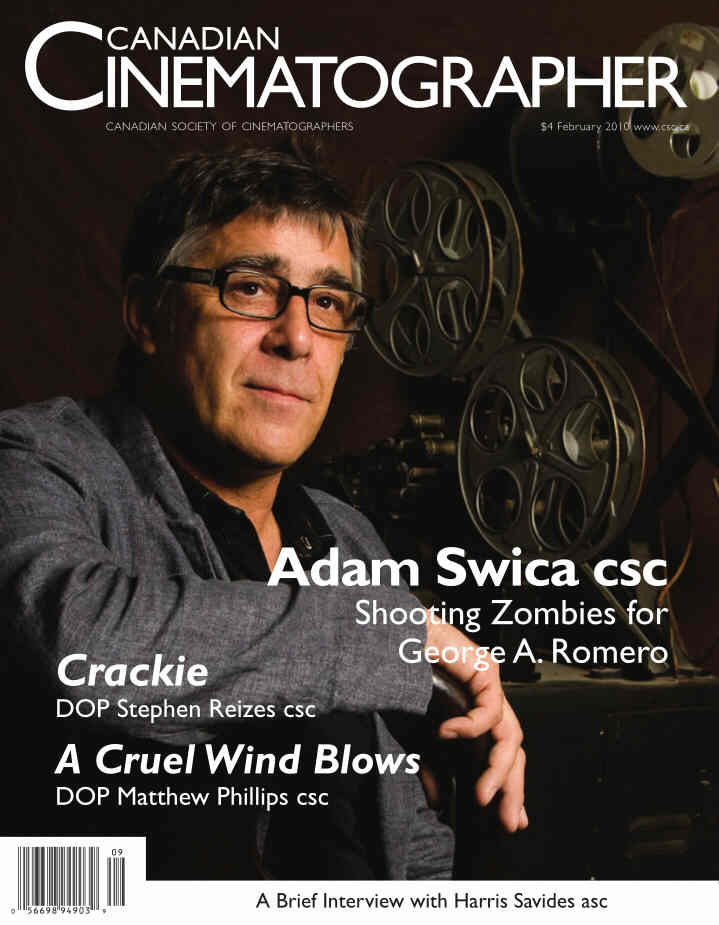 CANADIAN CINEMATOGRAPHER magazine cover February 2010