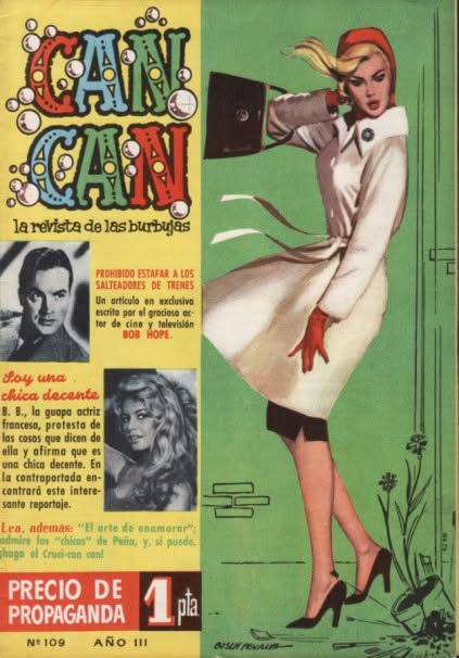 CAN CAN magazine side cover Issue 109  March 1960