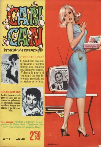 CAN CAN magazine side cover Issue 112  March 1960