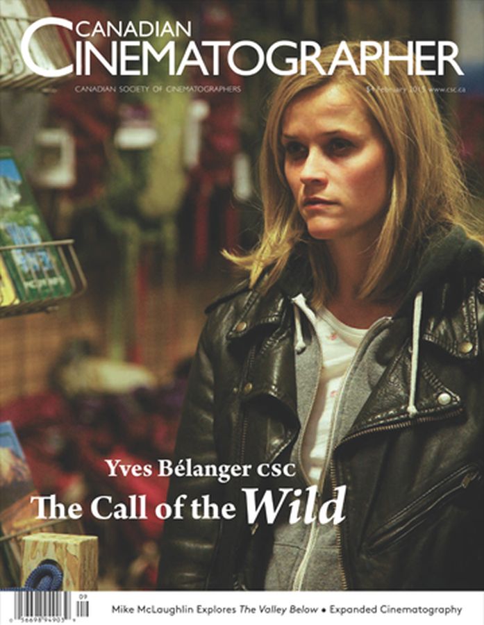 CANADIAN CINEMATOGRAPHER magazine cover February 2015