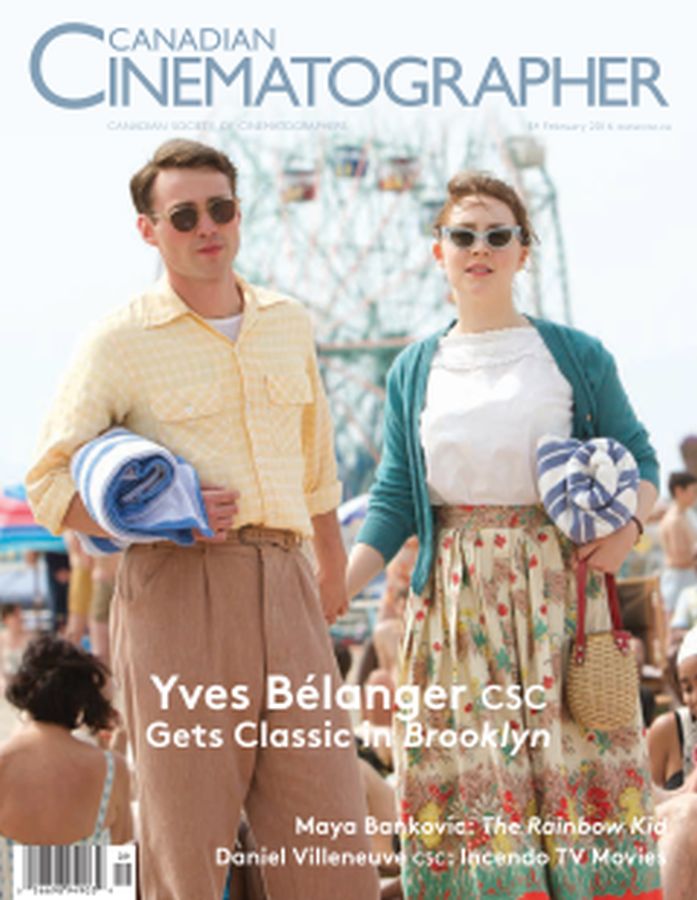 CANADIAN CINEMATOGRAPHER magazine cover February 2016