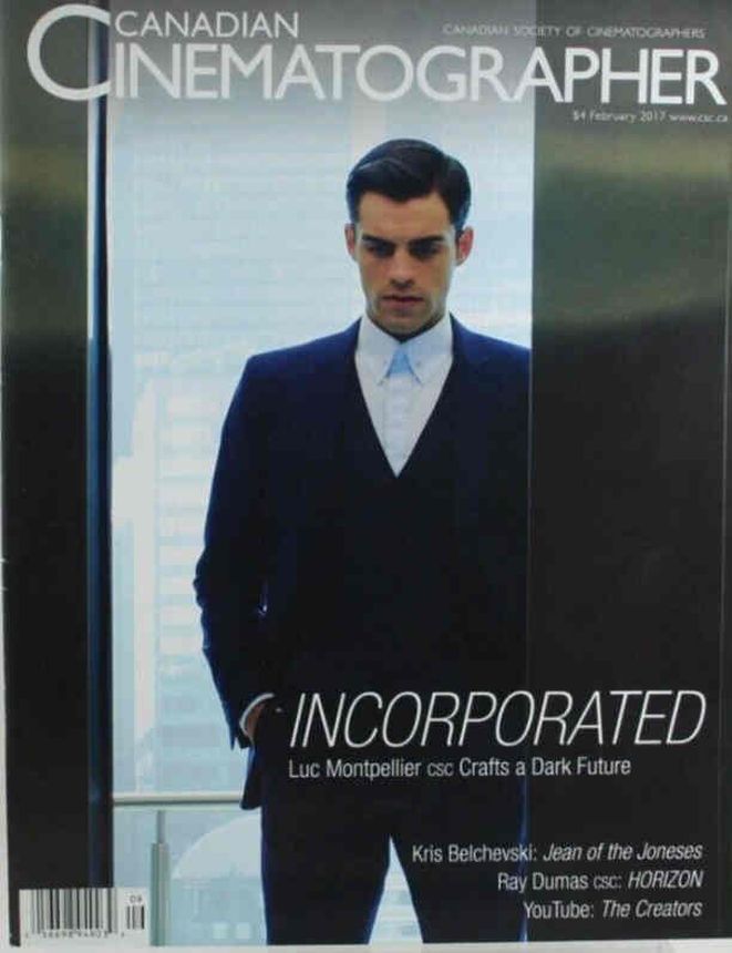 CANADIAN CINEMATOGRAPHER magazine cover  February 2017