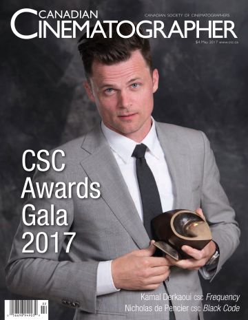 CANADIAN CINEMATOGRAPHER magazine cover  May 2017