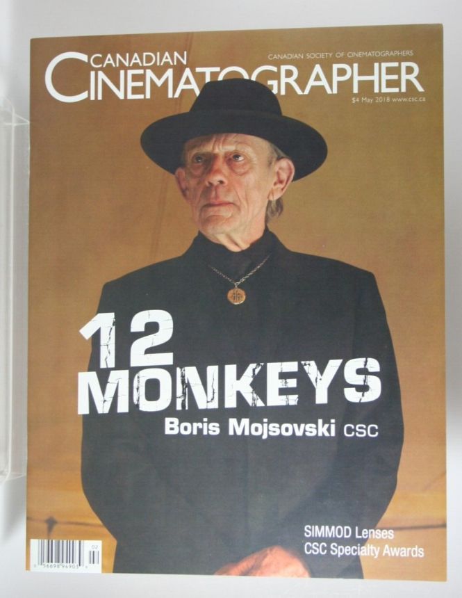 CANADIAN CINEMATOGRAPHER magazine cover  May 2018