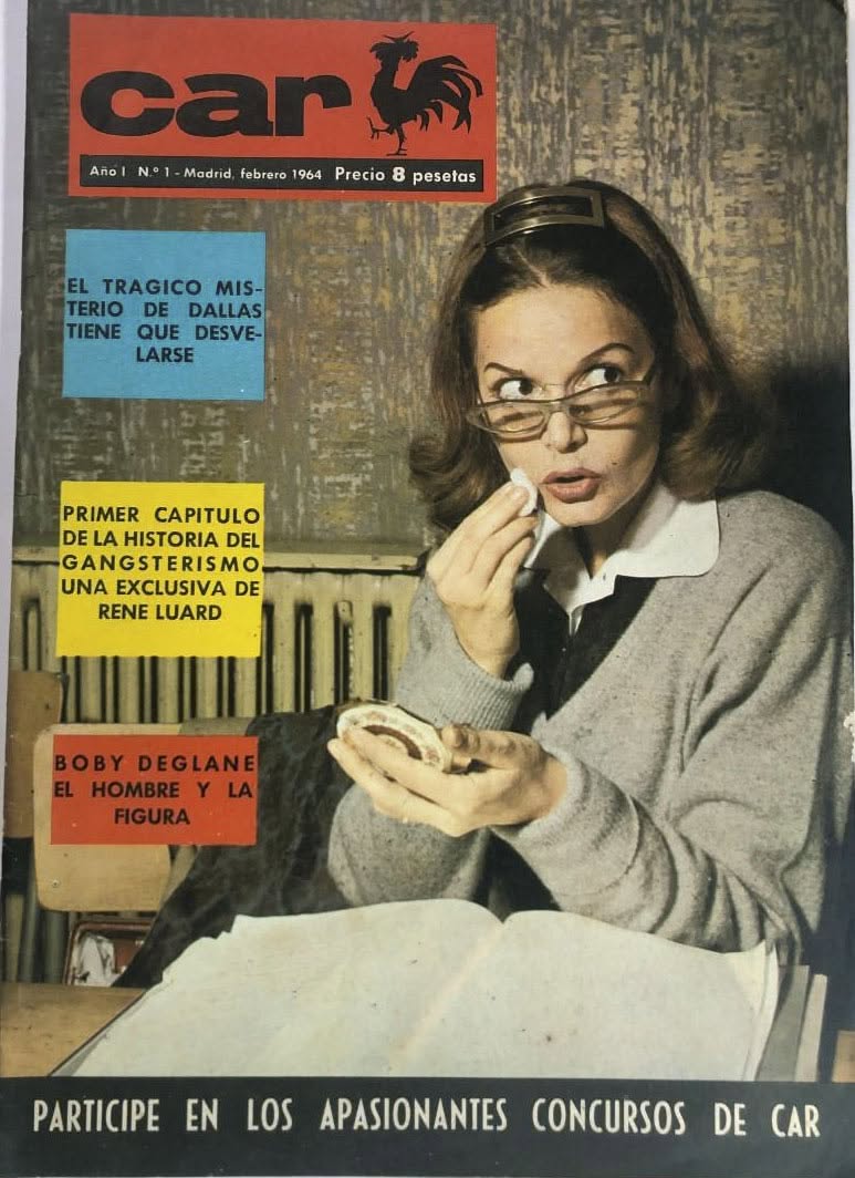 CAR (CADENA AZUL DE RADIODIFUSION) magazine side cover Issue 1  February 1964