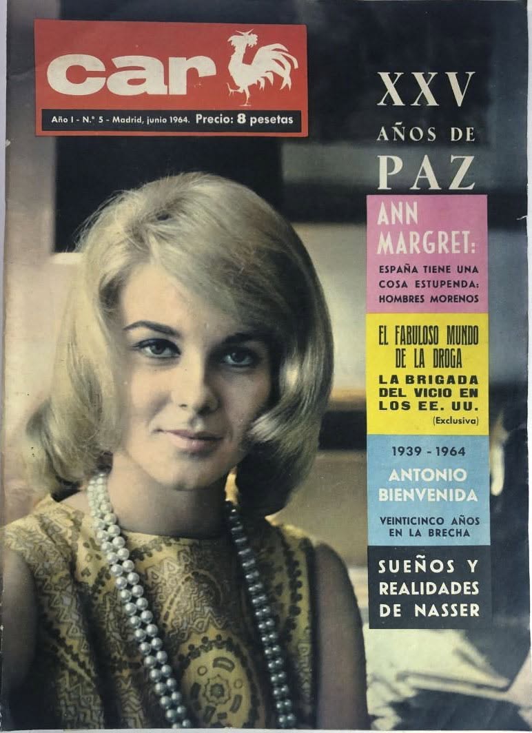CAR (CADENA AZUL DE RADIODIFUSION) magazine side cover Issue 5  June 1964