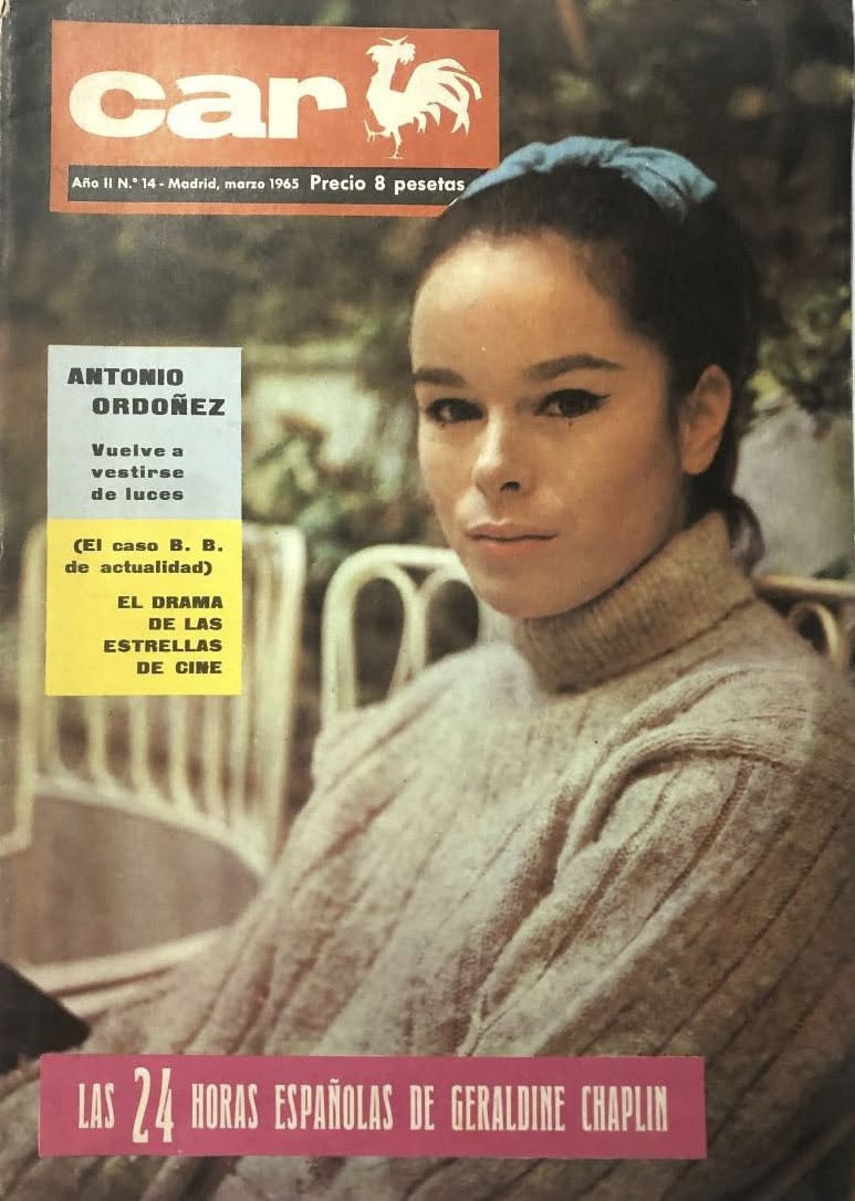 CAR (CADENA AZUL DE RADIODIFUSION) magazine side cover Issue 14  March 1965