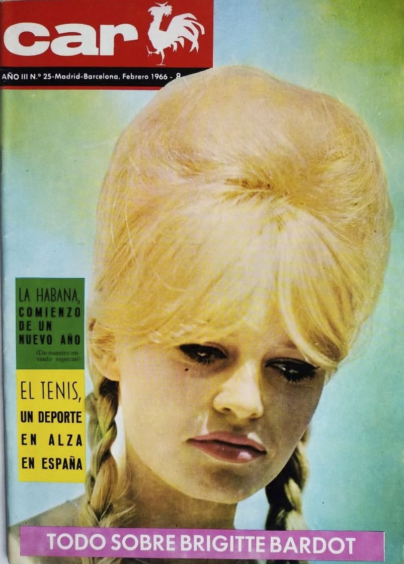 CAR (CADENA AZUL DE RADIODIFUSION) magazine side cover Issue 25  February 1966