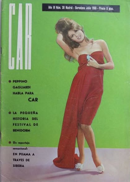 CAR (CADENA AZUL DE RADIODIFUSION) magazine side cover Issue 30  June 1966