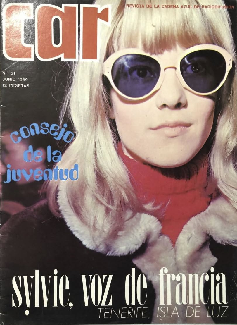 CAR (CADENA AZUL DE RADIODIFUSION) magazine side cover Issue 61  June 1969