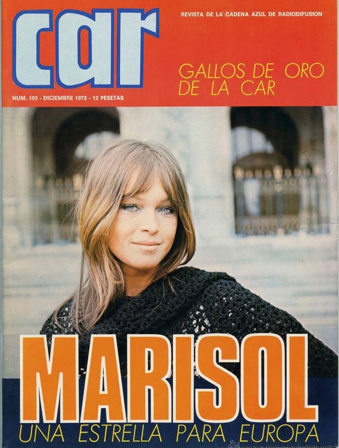 CAR (CADENA AZUL DE RADIODIFUSION) magazine side cover Issue 103  December 1972