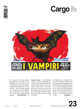 CARGO magazine side cover Issue 23 September 2014