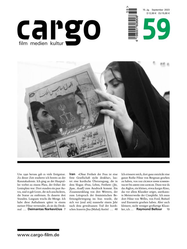 CARGO magazine side cover Issue 59  September 2023