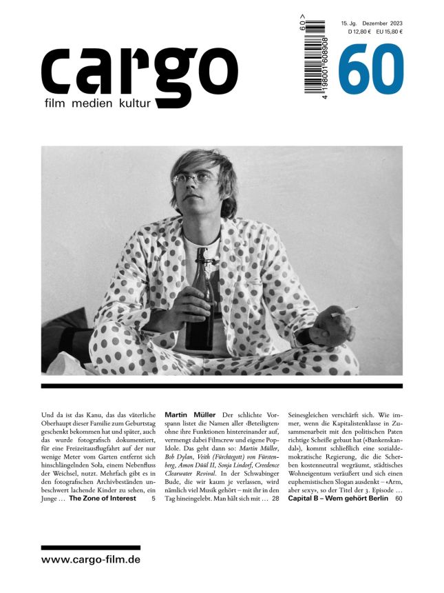 CARGO magazine side cover Issue 60  December 2023