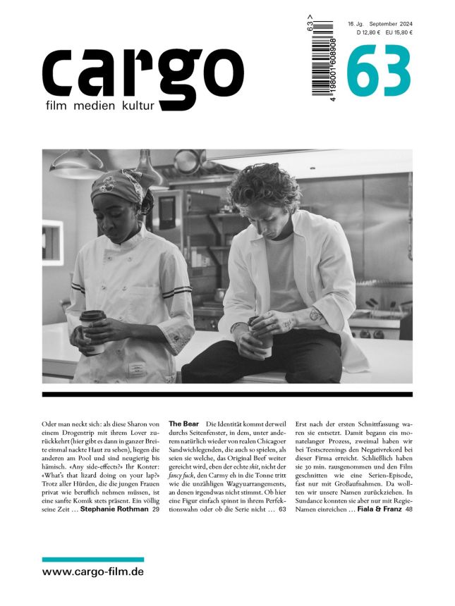 CARGO magazine side cover Issue 63  September 2024