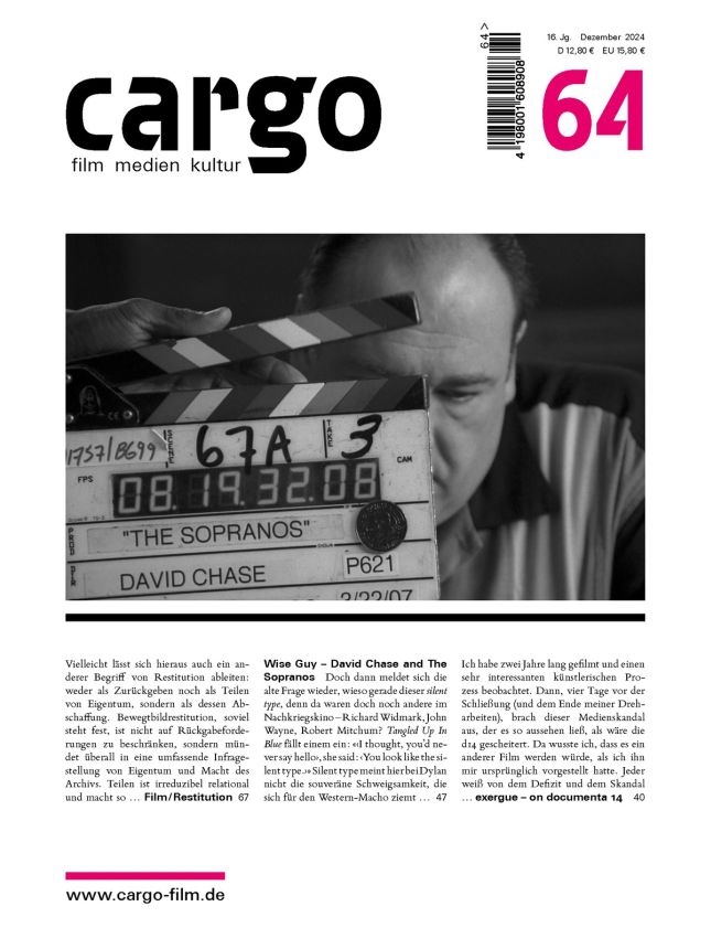 CARGO magazine side cover Issue 64  December 2024