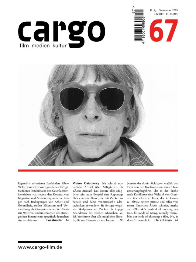 CARGO magazine side cover Issue 67  September 2025