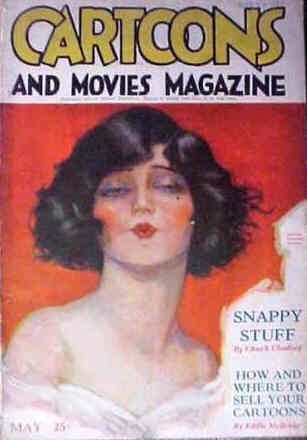 CARTOONS AND MOVIES magazine side cover May 1927