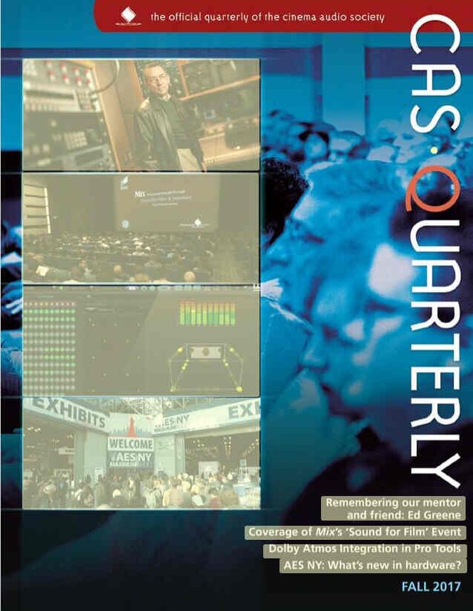 CAS.QUARTERLY magazine cover Fall 2017