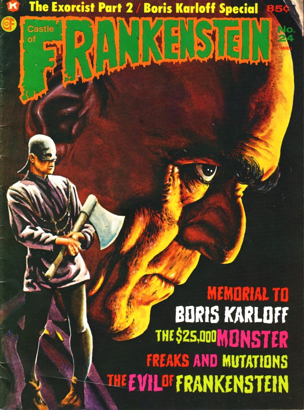 CASTLE OF FRANKENSTEIN magazine cover Issue 24  Vol  6 # 4  1975