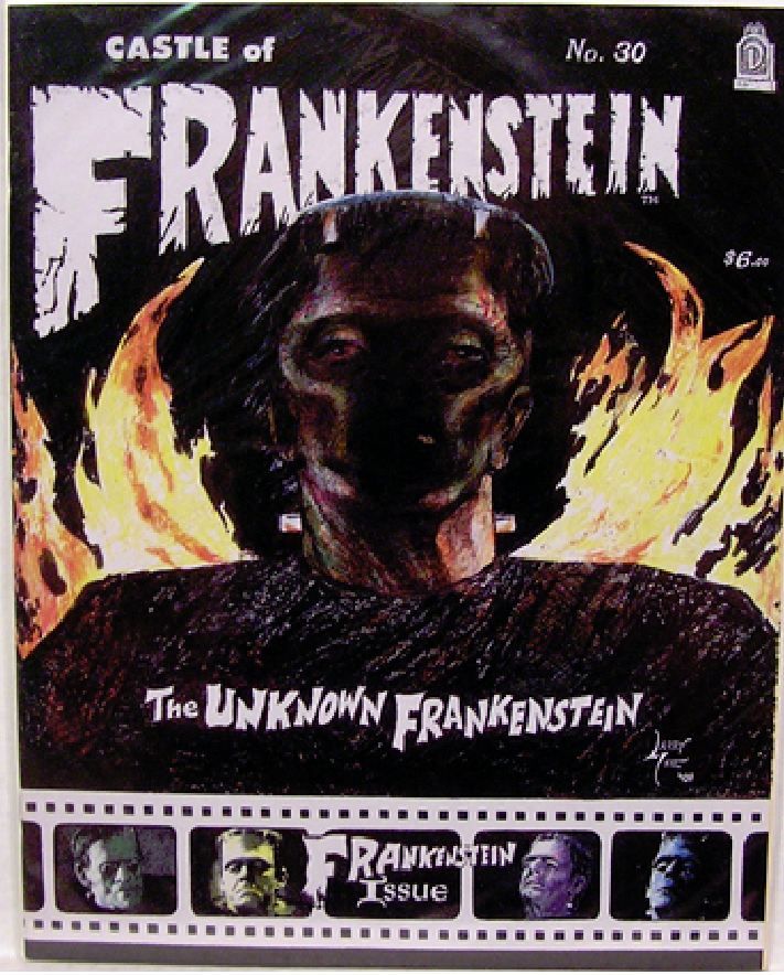 CASTLE OF FRANKENSTEIN magazine cover Issue 30 Summer 2001