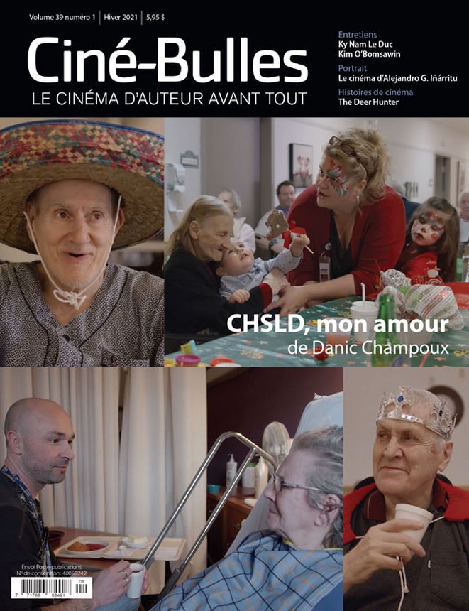 CINE-BULLES magazine side cover Winter 2021