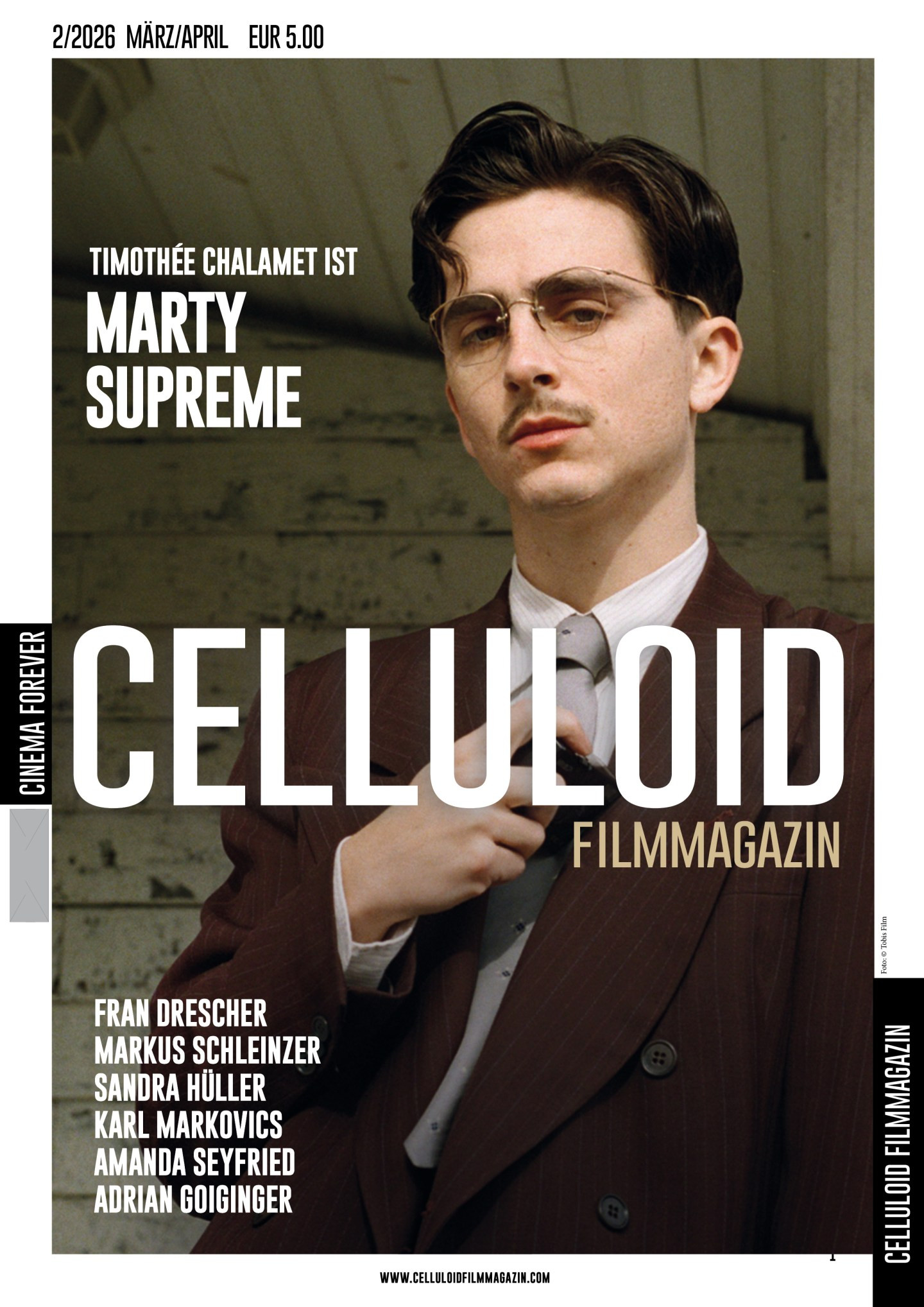CELLULOID magazine cover Issue 2  March 2026