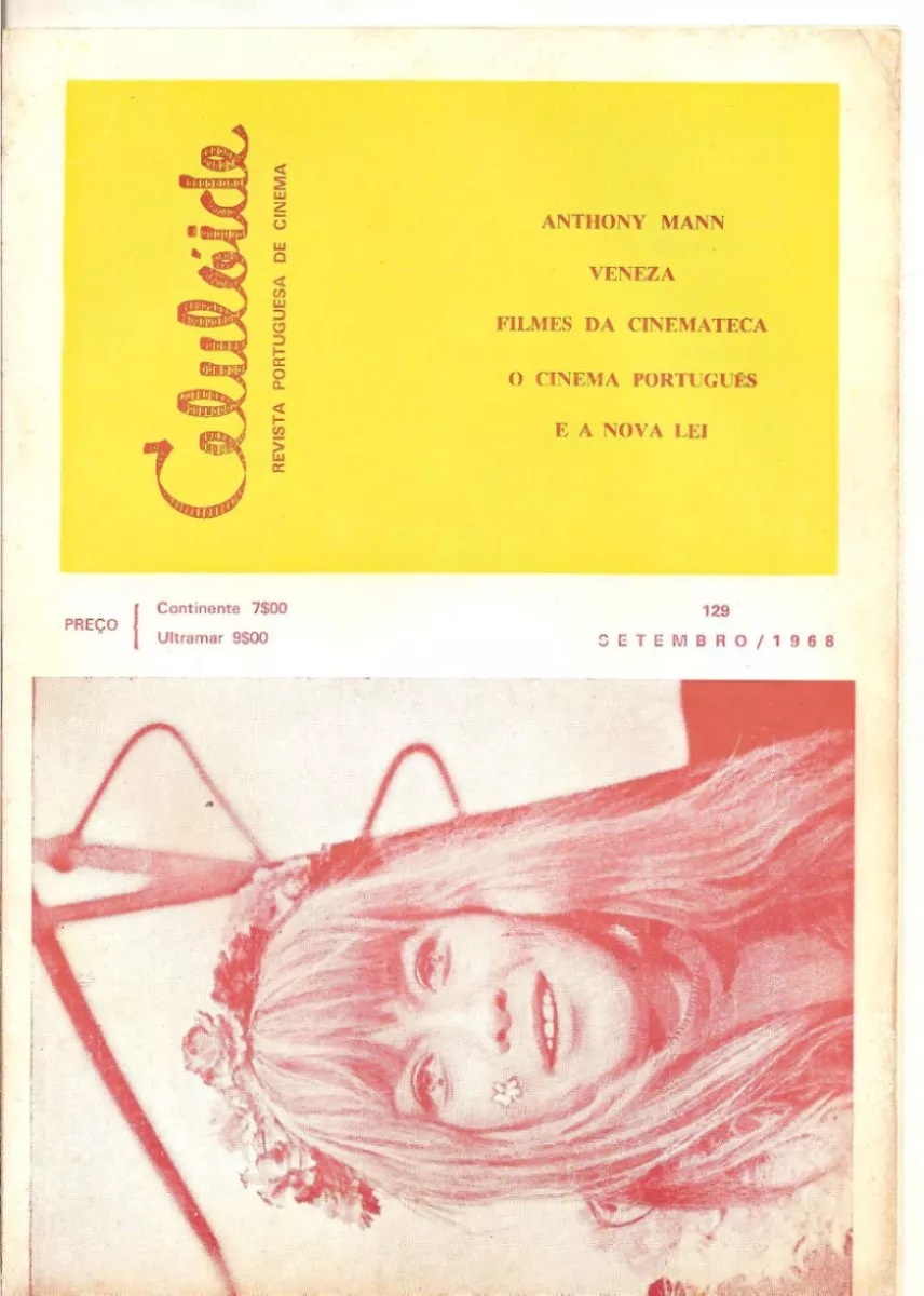 CELULOIDE magazine cover Issue 129  September 1968