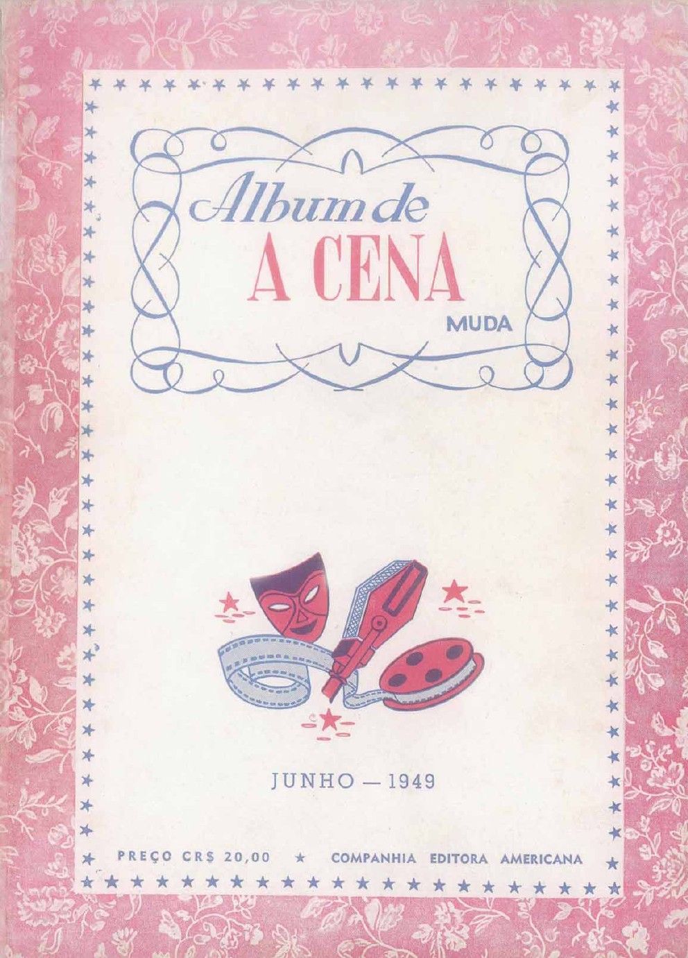 A CENA MUDA magazine side cover  Album  June 1949