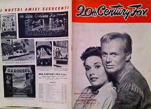 20th CENTURY FOX magazine cover 30 September 1956