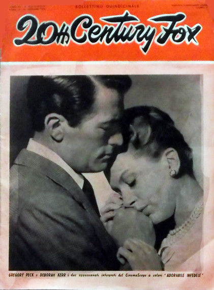 20th CENTURY FOX magazine side cover 15 November 1959