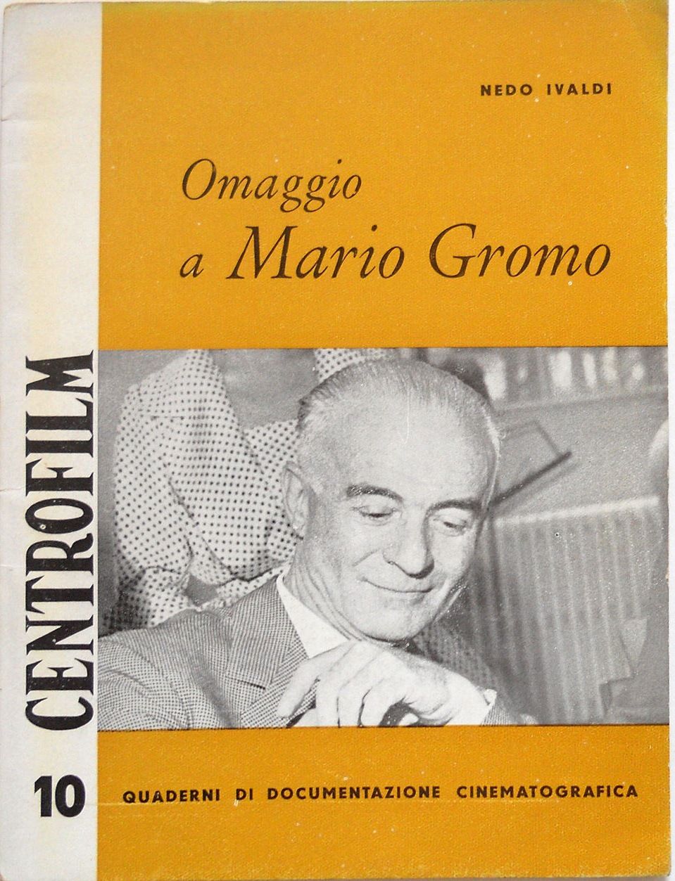 CENTROFILM magazine side cover Issue 10 June 1960