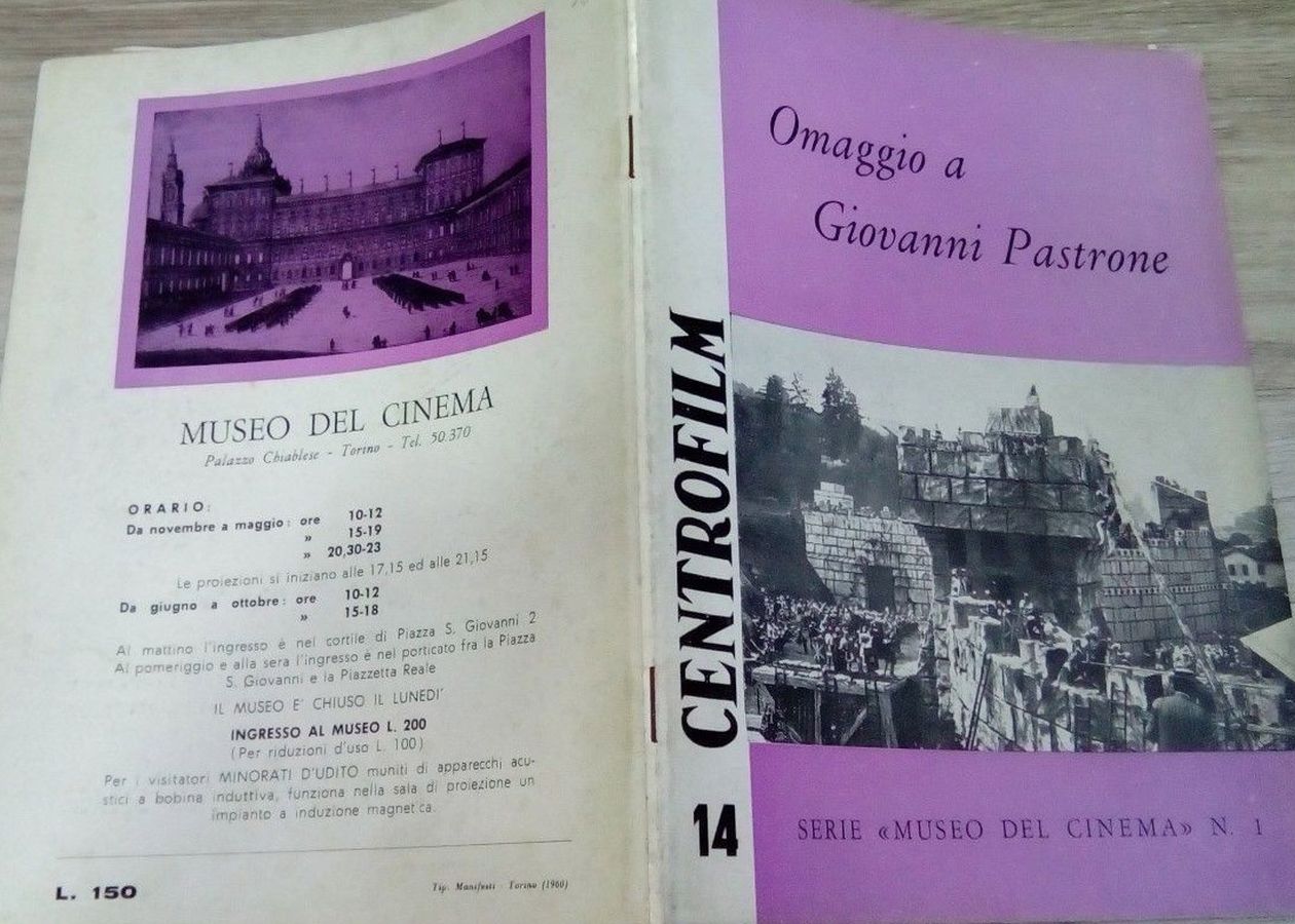 CENTROFILM magazine side cover Issue 14   1960
