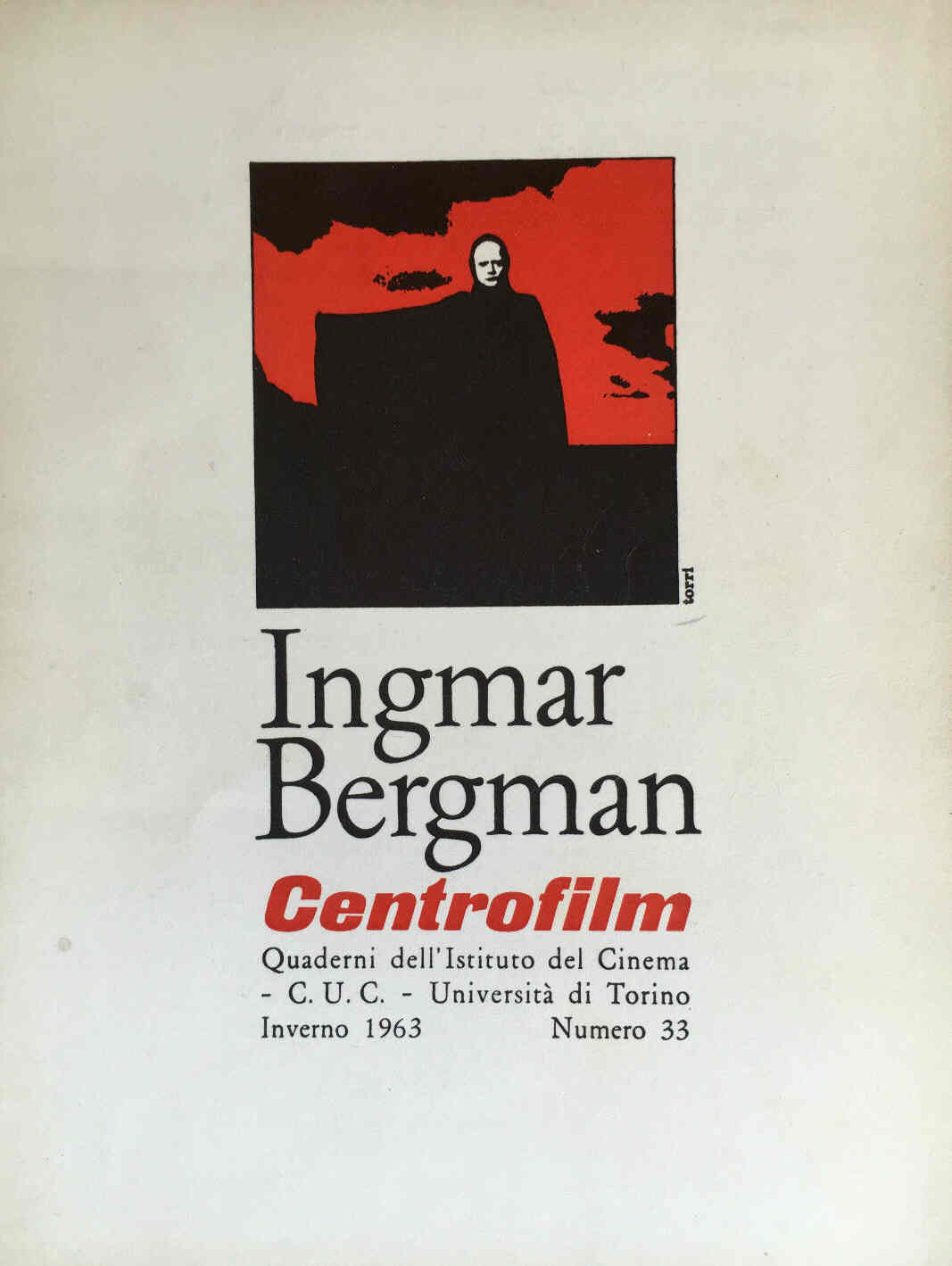 CENTROFILM magazine side cover Issue 33 Winter 1963