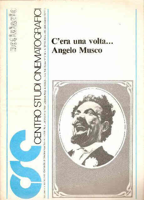 CSC/CENTRO STUDI CINEMATOGRAFICI (Rome) magazine cover Issue 4  1985