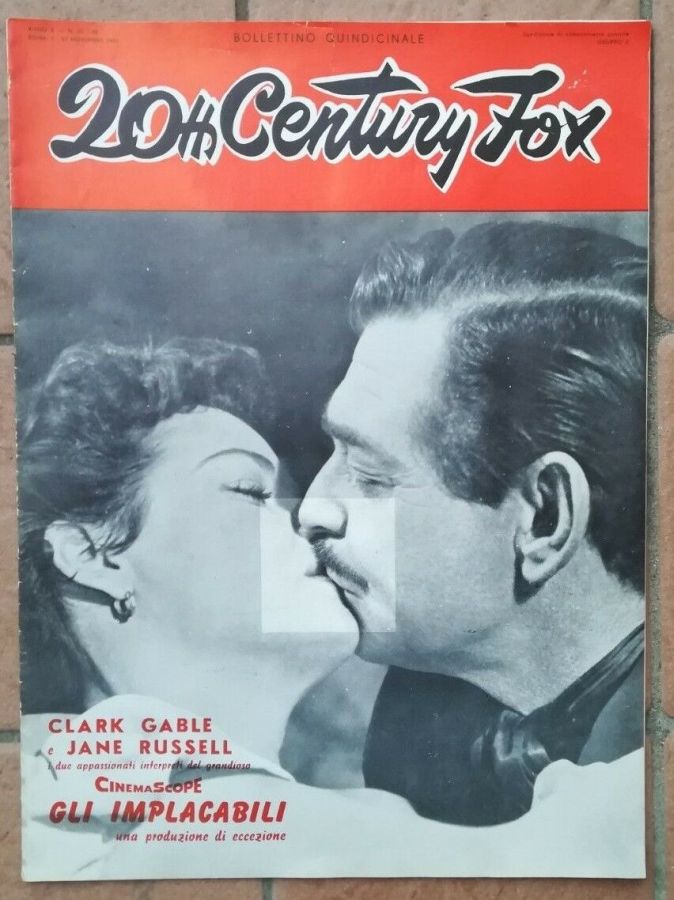 20th CENTURY FOX magazine side cover  November 1955