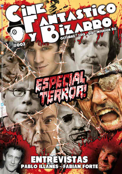 CFYB CINE FANTASTICO Y BIZARRO magazine cover Issue 2 October 2013