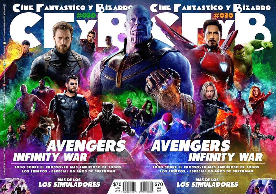 CFYB CINE FANTASTICO Y BIZARRO magazine side cover Issue 30  April 2018